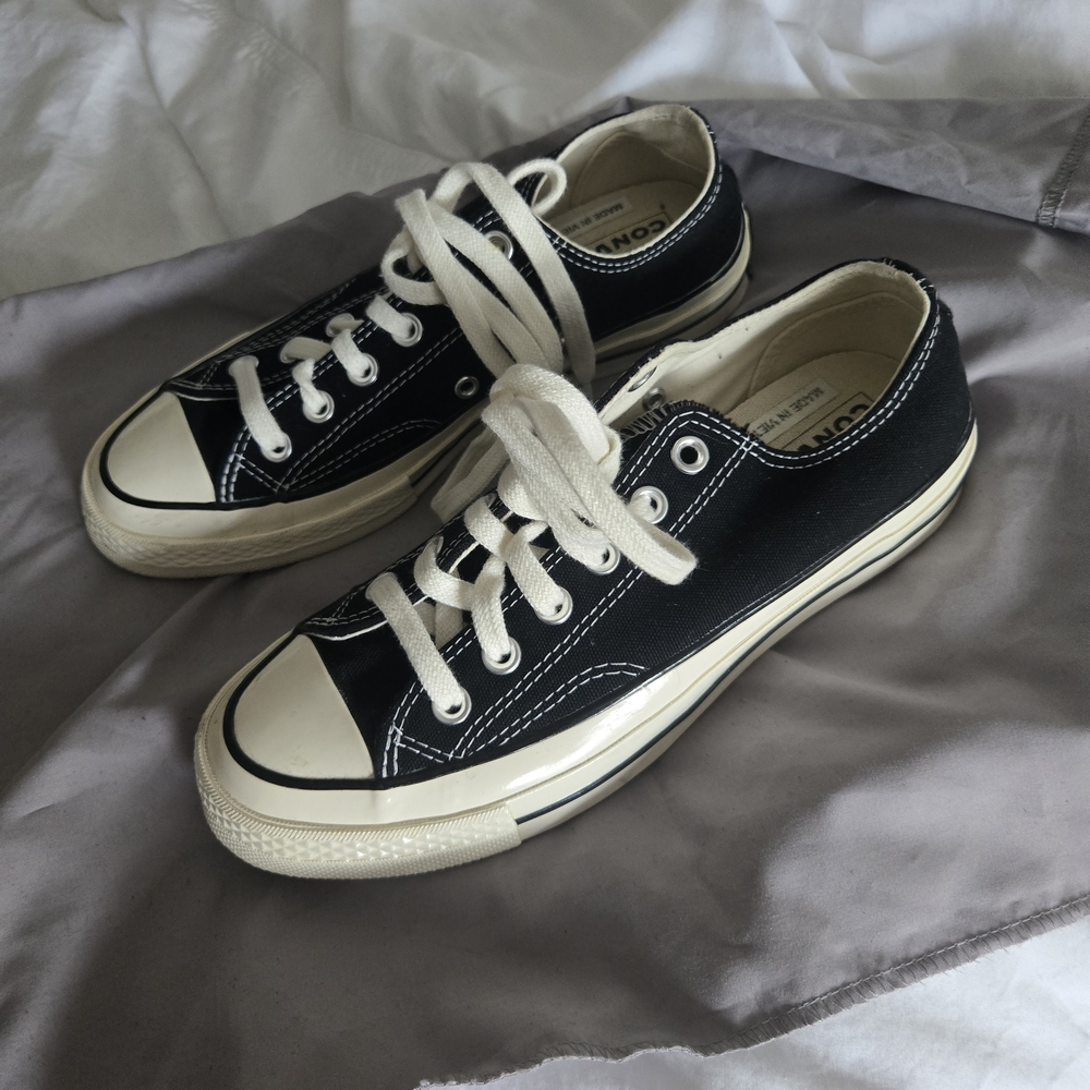 Converse Black and White Sneakers - Picture 2 of 4